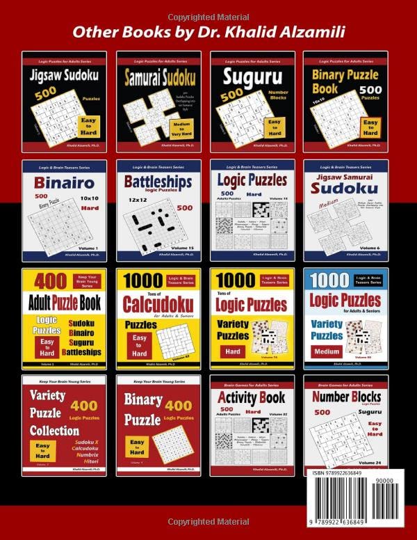 Jigsaw Sudoku Adult Puzzle Book: 500 Easy to Hard : Keep Your Brain Young (Logical Brain Games Series)