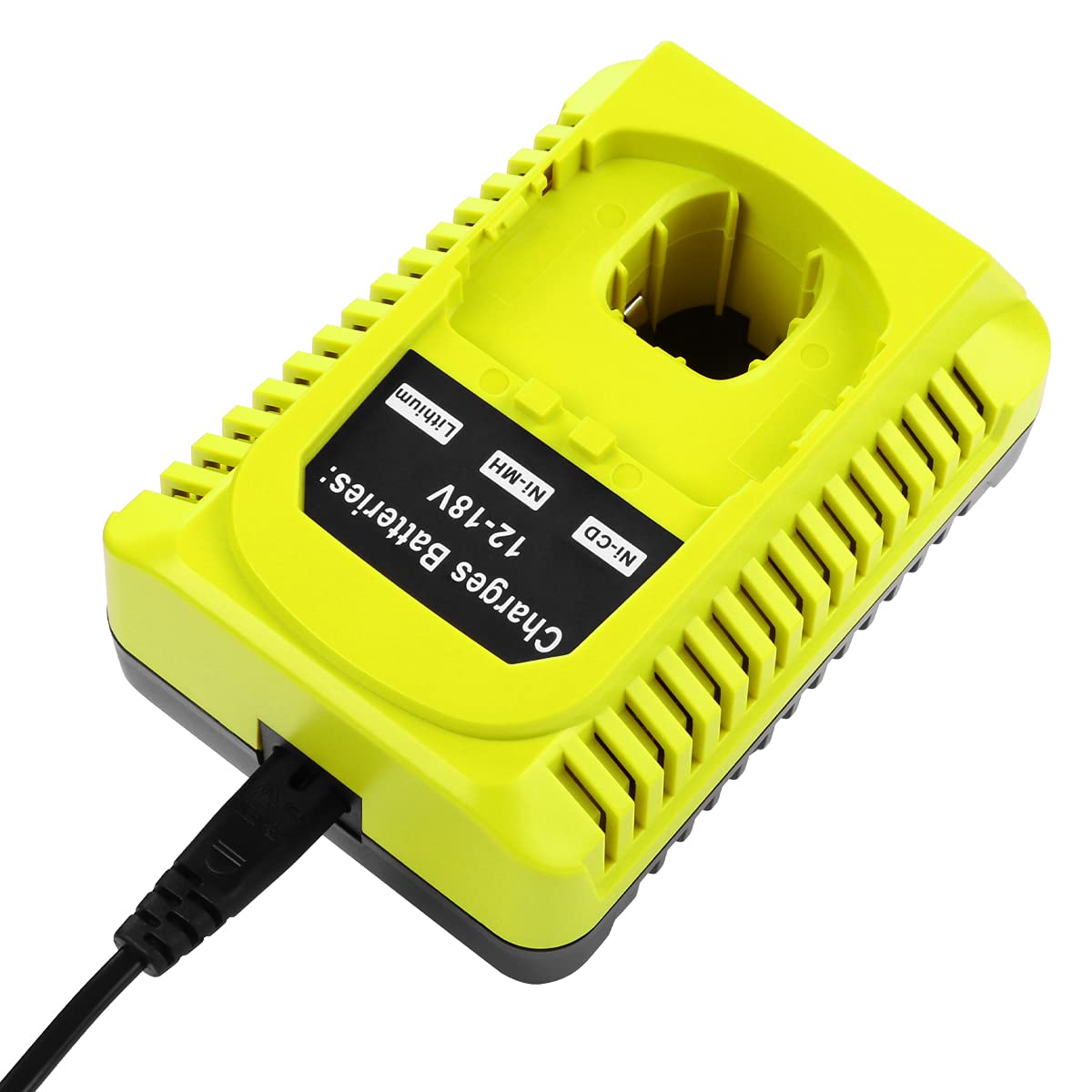 Energup P117 Replacement Ryobi Charger for Li-ion Ni-cad Ni-Mh Battery, for Ryobi 18V MAX One+ Plus Battery P100 P102 P103 P105 P107 P108 1400670 for Ryobi Charger (Not for Ryobi 12V Ni-Cad B - WoodArtSupply