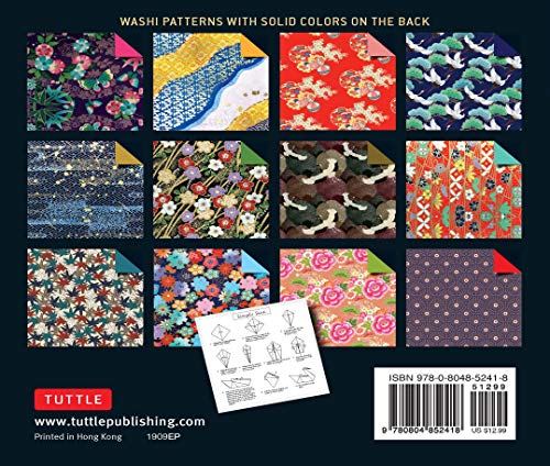 Origami Paper 500 sheets Japanese Washi Patterns 6" (15 cm): Double-Sided Origami Sheets with 12 Different Designs (Instructions for 6 Projects Included) Tuttle Publishing