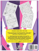 Swear Words Coloring Therapy: Adult Coloring Book for Women, Men, and Teenagers WoodArtSupply