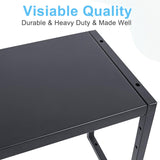 Expandable Metal Storage Shelves,110LBS Heavy Duty Shelving Units and Storage For Small Appliance, Adjustable Metal Storage Shelf Rack For kitchen Cabinet Closet Pantry Warehouse Garage,Patent Pending Cidaziya