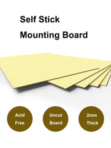 Upgraded (12 Pack) Self Stick Mounting Board 11 X 14 inch for Cross Stitch, Photo Frame Backing and Crafts Mogisoniric