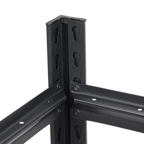 Storage Shelves 3 Tier Adjustable Garage Shelving Heavy Duty 31.5" W x 15.7" D x 31.5" H Metal Shelving Unit for Garage Shelves, Utility Rack Shelf, Storage Warehouse Pantry Closet, Black Abesthink