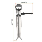 uxcell Spring Inside Caliper 7 Inch Stainless Steel Adjustable Spring Caliper Straight-Leg for Wood Turning Lathe Projects uxcell