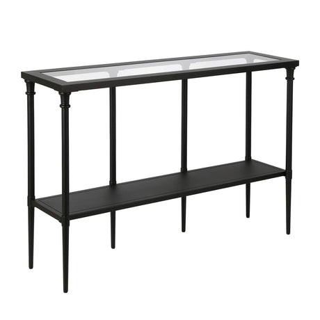 Dafna 45'' Wide Rectangular Console Table in Blackened Bronze Henn&Hart