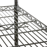 Shelving Inc. 8" d x 36" w x 84" h Chrome Wire Shelving with 5 Tier Shelves, Weight Capacity 800lbs Per Shelf SI