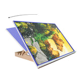 Nautical Beach Decor Adjustable Wooden Puzzle Board Easel, Non-Slip Felt Top Portable Tilting Jigsaw Puzzles Table for Up to 1000 Pieces (21 x 30 Inch) Nautical Beach Decor