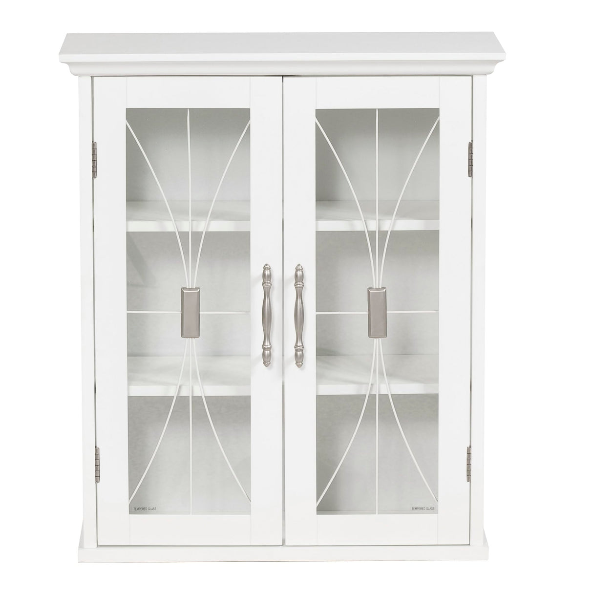 Teamson Home Delaney 20.5" x 24" 2-Door Removable Wall Cabinet with Adjustable Shelves, White Teamson Home