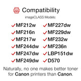 Canon Genuine Toner Cartridge 137 Black (9435B001), 1-Pack ImageCLASS MF212w, MF216n, MF217w, MF244dw, MF247dw, MF249dw, MF227dw, MF229dw, MF232w, MF236n, LBP151dw, D570 Laser Printers Canon