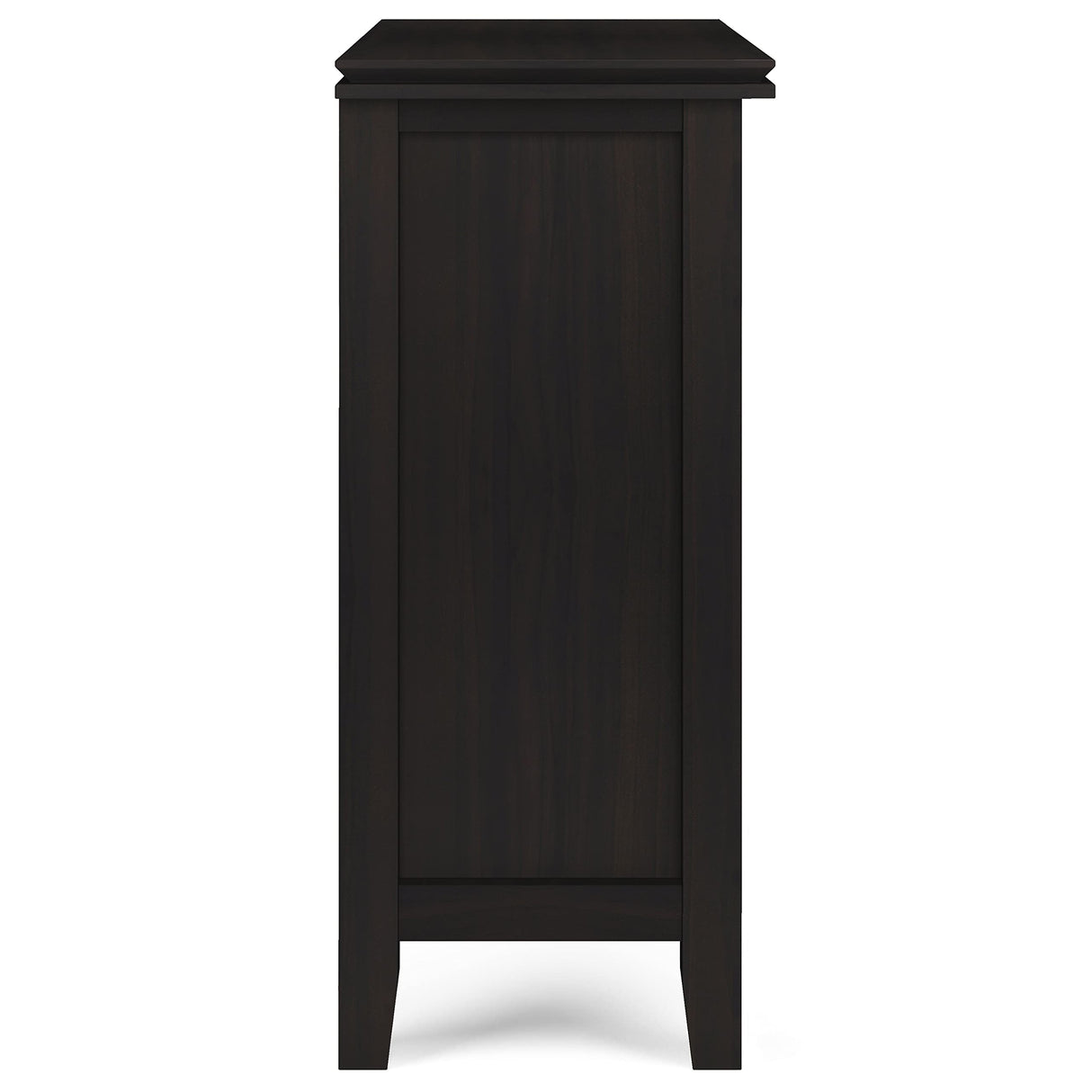 SIMPLIHOME Artisan SOLID WOOD 30 Inch Wide Contemporary Low Storage Cabinet in Hickory Brown, For the Living Room, Entryway and Family Room SIMPLIHOME