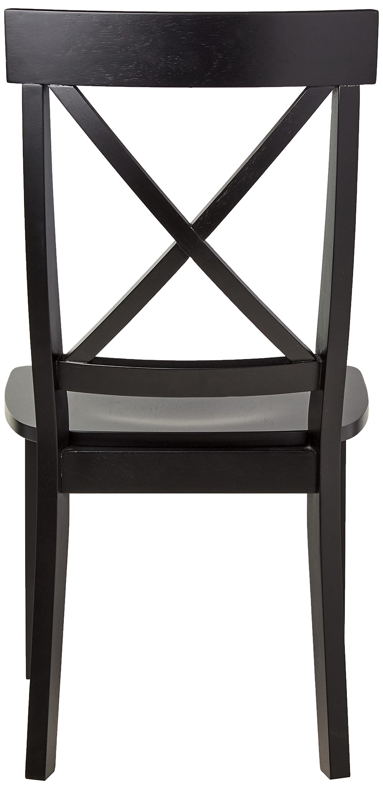 Homestyles Blair Black Dining Chairs, Set of 2 - WoodArtSupply