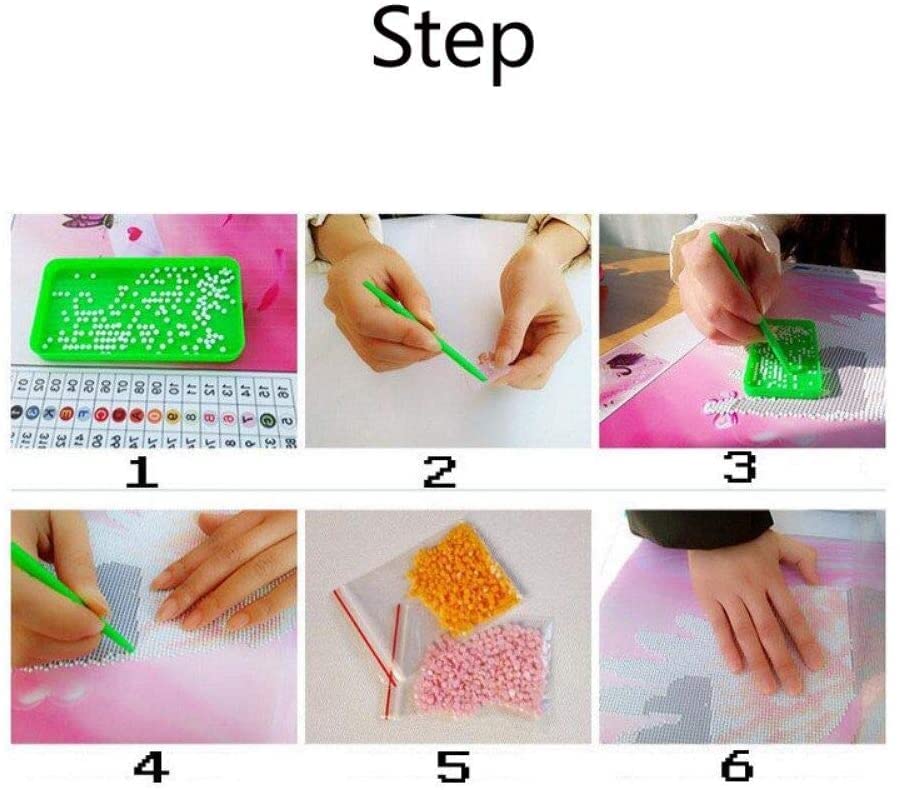 pigpigboss Pug Dog Diamond Painting Kit, 5D Full Round Drill Pet Pug Face Diamond Art Dots Set for Adult Beginner Home Room Wall Holiday Decor (12 X 12 Inches) pigpigboss