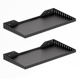 PEKGRIL 2 Pack Garage Wall Shelf, 1X2 Ft Heavy Duty Garage Shelving, Wall Mounted Storage Shelves for Laundry Room, Closet, Holds Up to 150 Lbs PEKGRIL