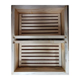 Lehman's Stoney Acres Beekeeping Top Feeder, with Floats, for 10 Frame Beehive, Assembled Pine Wood, Amish Made Lehman's