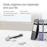 Epson RapidReceipt RR-70W Wireless Mobile Color Receipt & Document Scanner with ScanSmart AI PRO Receipt Management & PDF Software for PC & Mac Epson