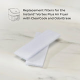 Instant Vortex Plus 6QT Air Fryer with Odor Erase Technology, 6-in-1 Functions that Crisps, Roasts, Broils, Dehydrates, Bakes & Reheats, 100+In-App Recipes, from the Makers of Instant Pot,1700W,Black Instant Pot