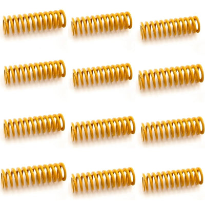 12Pcs Ender 3 v2 Springs, 3D Printer Springs 8mmx25mm Die Springs, 3D Printer Bed Leveling Springs Compatible for Ender 3 /Ender 3 Pro/Ender 3 S1 Pro/Ender 3 Max Neo/CR10 Series Heated Bed,