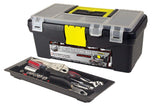 Performance Tool W54012 Heavy Duty Plastic Organizer Tool Box for Workshops and Garages, Black, 12.5-Inch Performance Tool