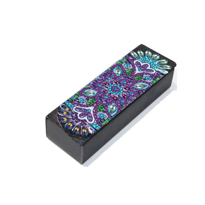 ARTopet Diamond Art Painting Eye Glass Case Portable Retro Sunglasses Glasses Storage Box Anti-Stress for Travel Sunglass (Mandala)