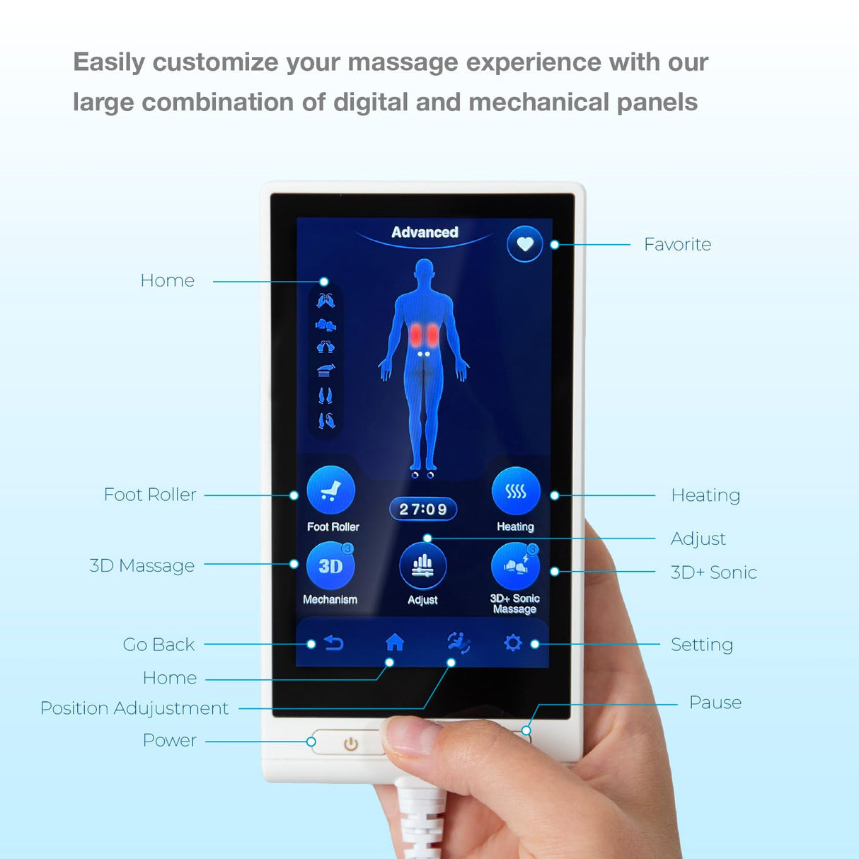 Osaki Ai Monarch LE | Full Body | Sonic Massage | 3D + Massage Mechanism | Body Scan | Hand Reflexology (Black) Osaki