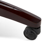 La-Z-Boy Bellamy Executive Office Chair with Memory Foam Cushions, Solid Wood Arms and Base, Waterfall Seat Edge, Bonded Leather, Brown La-Z-Boy