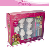 Innovative Designs Disney Princess DIY Paint Your Own Figurines Arts and Crafts Set for Girls, Paint, Paint Brush, and Glitter – Cinderella, Belle, Tiana, Jasmine, and Princess Castle Innovative Designs