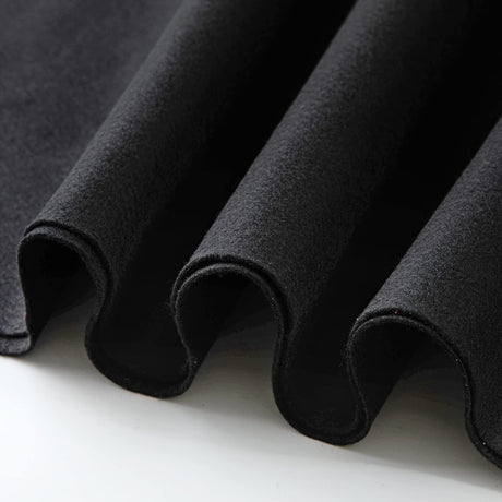 HaoFeijh Black Felt Fabric 72 * 36 Inch Wide 1.6mm,Fabric Sheets Soft Woven Acrylic Craft Fabric for DIY Craftwork Sewing Patchwork,Craft Felt HaoFeiJH