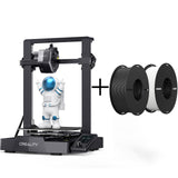 Creality Ender 3 V3 SE 3D Printer and PLA Filament 1.75mm Black+White 2 Pack Bundle Creality