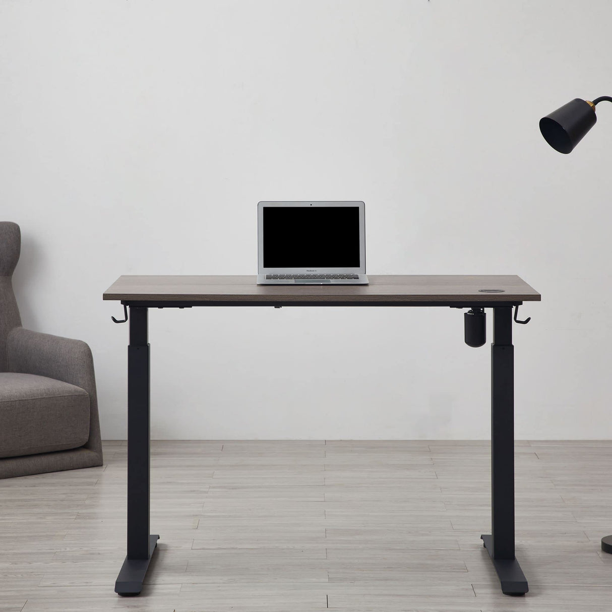 kowo Electric Height Adjustable Standing Desk, 48" Home Office Wooden Computer Desk Ergonomic Memory Control Workstation Sit Stand Desk kowo