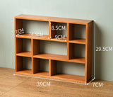 Shadow Box Display Shelf, Wall Mounted Wooden Hanging Display Shelf Floating Shelf Perfect for Little Figurines, Multi-Slot Wall Collection Freestanding Farmhouse Decor Display Case (Style I, Brown) AZOFIA