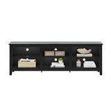 Panana TV Stand, Moden 6 Cubby TV Stand for 75 inch TV, Farmhouse Television Stands Entertainment Center Media Stand with Storage TV Table Stand for Living Room Panana