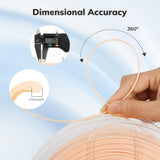 AMOLEN 3D Printer Filament PLA, True High Speed 600mm/s 1.75mm PLA Filament Peach Fuzz (Flesh color)PLA, 1KG/2.2lb, Dimensional Accuracy +/- 0.02 mm, Smooth & Non-Tangle, Fits for Most FDM 3D Printer AMOLEN