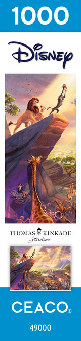 Ceaco - Thomas Kinkade - Disney - The Lion King - 1000 Piece Jigsaw Puzzle Ceaco