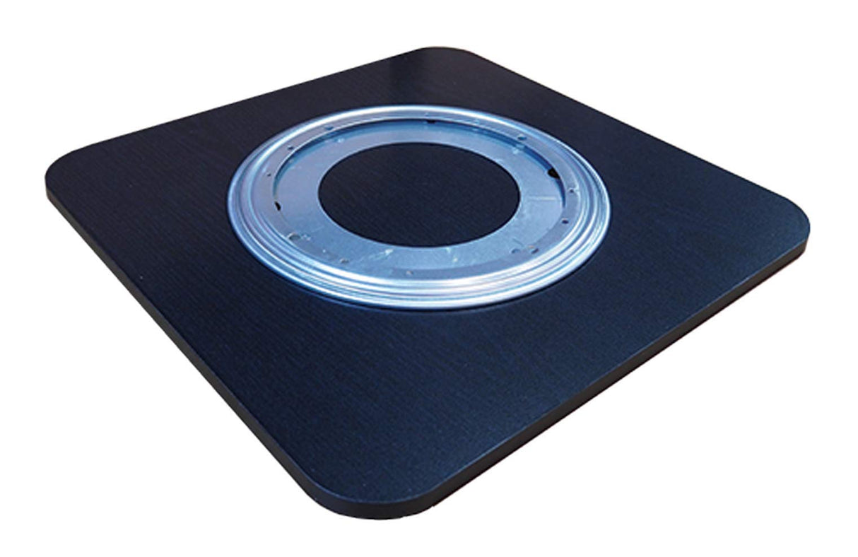 Kings Brand Furniture - Stylish Black 3-Tier Revolving Bookcase and Media Storage Unit Kings Brand Furniture