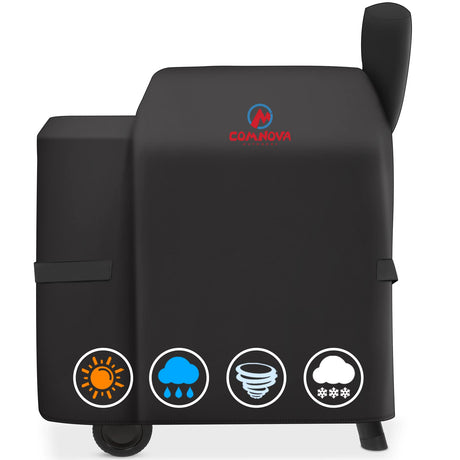 Comnova Grill Cover for Traeger Pro 22 & 575 Series - 600D Wood Pellet Smoker Cover for Traeger Waterproof & Heavy Duty, Premium Pellet BBQ Cover for Traeger Pro 22 / Pro 575, Z Grills 550B and More M COMNOVA OUTDOORS