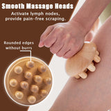 zhijiazhi Wooden Mushroom Shape Massager | Manual Wood Therapy Massage Tool, Anti Cellulite, Maderoterapia, Lymphatic Drainage, Relief Muscle Tension, for Full Body Use zhijiazhi