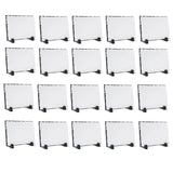 YOUKE OLA 20 Pieces Sublimation Slate Blank Rock Stone Photo Rectangular Frame Heat Transfer Plaque Picture Frame with Display Holder for Birthday, Wedding 4 x 6 Inch YOUKE OLA