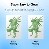 ApexMaker Water Washable Resin 1000g, High Precision, Low Odor, Quick Curing Photopolymer Resin, 395-405nm UV Curing 3D Printing Liquid Photopolymer Resin for LCD DLP SLA 3D Printers ApexMaker