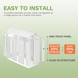 Patiowell 4' x 6' Outdoor Storage Shed with Floor, Plastic Shed Outside Resin Tool Shed with Window and Lockable Door for Backyard Garden Patio Lawn, White (Fit-it Shed) Patiowell