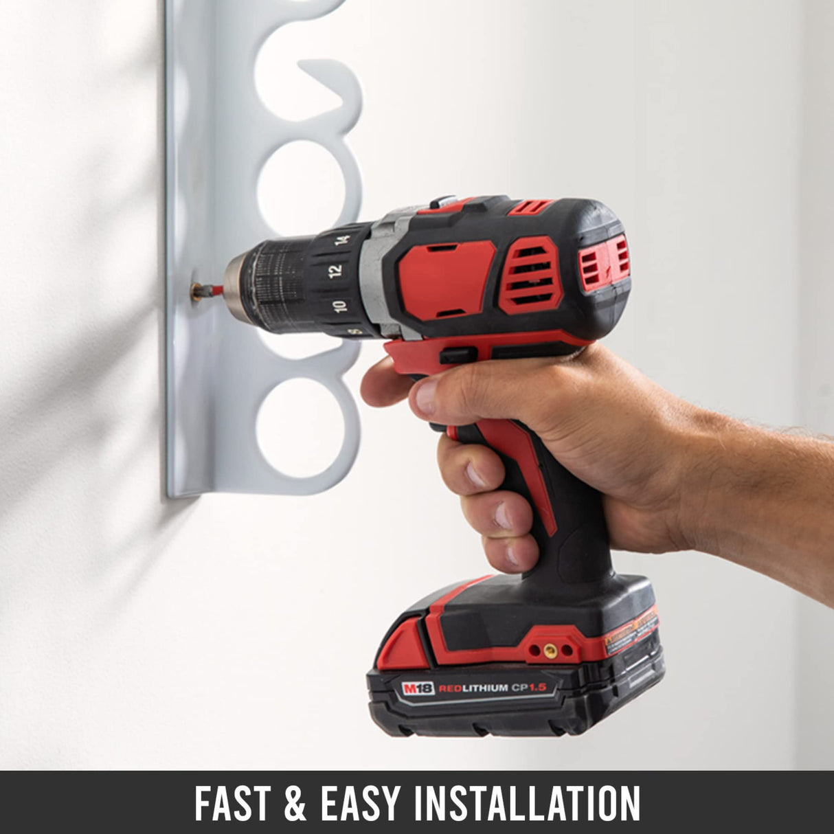 Coldcreek Outfitters Universal Fishing Rod Rack, Fishing Gear, Fishing Accessories, Rod Holder, Pole Storage, Wall Mount, Cieling Mount, 24" L x 3" W x 3" H Coldcreek Outfitters