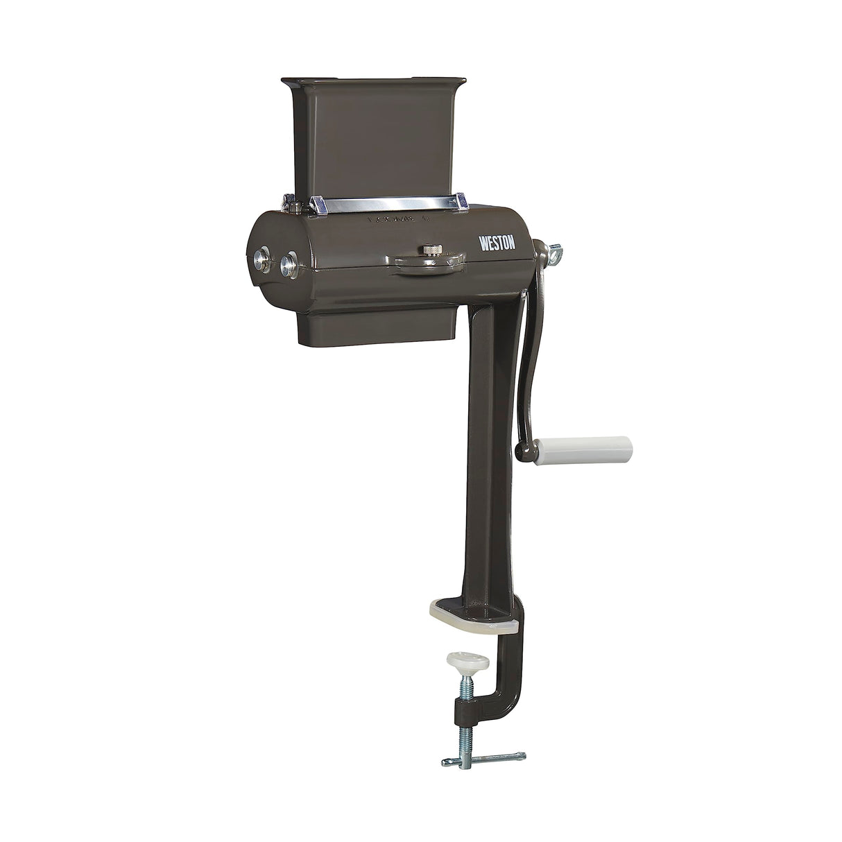 Weston Manual Support Beef Jerky Slicer, Quick and Easy Operation For Cuts Up To 5” Wide x 1.25” Thick, Durable Aluminum Construction, Stainless Steel Blades, Charcoal Gray Weston