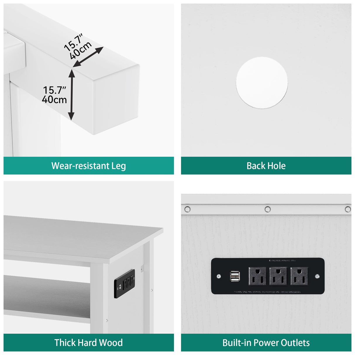 YITAHOME Aquarium Stand with Power Outlets, 55-75 Gallon Fish Tank Stand, Cabinet with RGB Light Strip Suitable for Turtle Tank, Reptile Terrarium, 900LBS Capacity,White YITAHOME