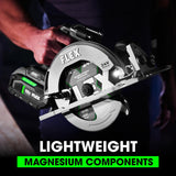 FLEX 24V Brushless Cordless 4-Tool Combo Kit: Circular Saw, Reciprocating Saw, Fixed Speed Angle Grinder, Drill Driver with 2.5 Ah, 5.0Ah Lithium Batteries and 160W Charger - FXM402-2B FLEX