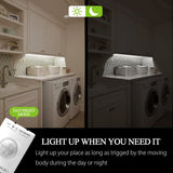 KOLANDY Motion Sensor LED Light Strip - Under Cabinet & Indoor Closet Lights, 6.56ft, 6000K KOLANDY