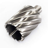 Annular Cutter JESTUOUS 3/4 Inch Weldon Shank 2 Cutting Diameter 2 Cutting Depth with Pilot Pin Slugger Bits Two Flat HSS Kit for Magnetic Drill Press,1 Piece JESTUOUS