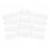 Felt Letter Board with 294 Letters, Numbers & Symbols - 10 x 10 inch Changeable Message Board with Wooden Frame Wall Mount Hook, (Black Board & Wood Frame) Veskaoty