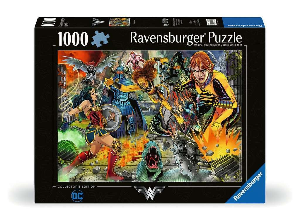 Ravensburger DC Collector's Edition: Wonder Woman 1000 Piece Jigsaw Puzzle - 12000747 - Handcrafted Tooling, Made in Germany, Every Piece Fits Together Perfectly Ravensburger