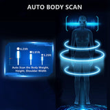 iRest A306 Massage Chair, Full Body Zero Gravity Recliner with AI Voice Control, SL Track, Bluetooth, Yoga Stretching, Foot Rollers, Airbags, Arm Rest, Cushion Availability, Heating (Brown) iRest