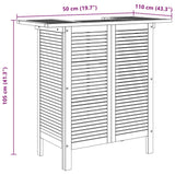 vidaXL Solid Acacia Wood Bar Table, Bistro Table, Garden Furniture vidaXL