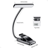 Gritin 19 LED Rechargeable Book Light for Reading in Bed with Memory Function- Eye Caring 3 Color Temperatures,Stepless Dimming Brightness,80 Hrs Runtime Lightweight Clip on Light for Book Lovers Gritin